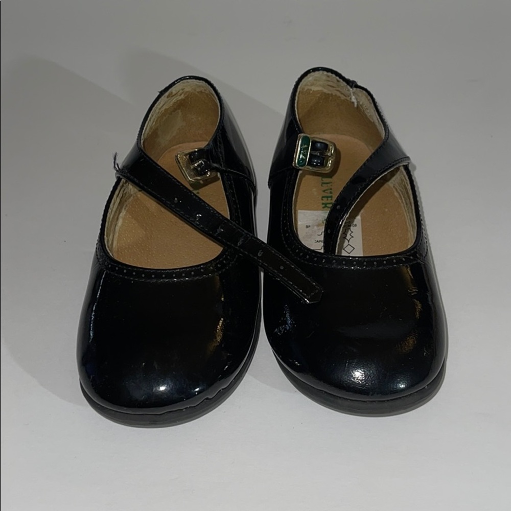 Toddler dress shoes | girl sz 24 | black | GW